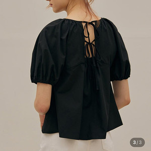 망고매니플리즈 ines 블라우스 블랙