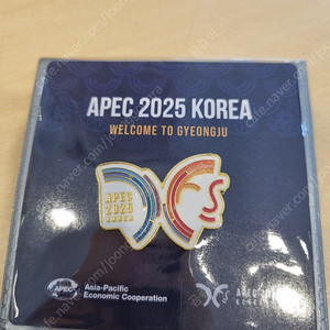 경주 2025 APEC 정상회담 기념 뱃지(경주 에이펙 뱃지)