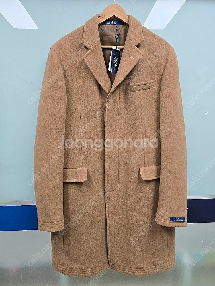 새제품 폴로 랄프로렌 체스터필드 울 코트 큐알코드 정품...--1