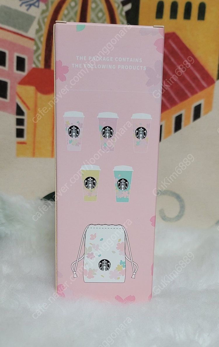 스타벅스 사쿠라 2020 리유저블 컵 5개 16.5oz (473ml)세트 가방포함 이미지