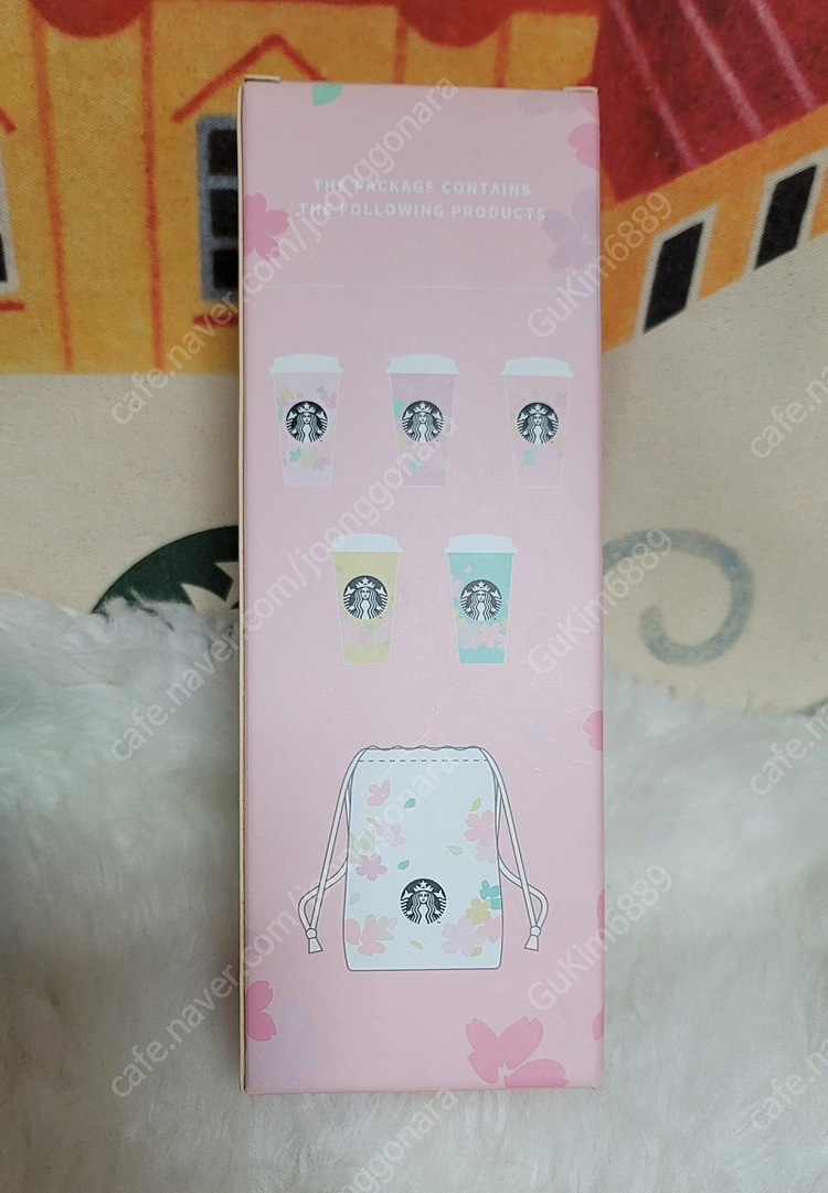 스타벅스 사쿠라 2020 리유저블 컵 5개 16.5oz (473ml)세트 가방포함 이미지