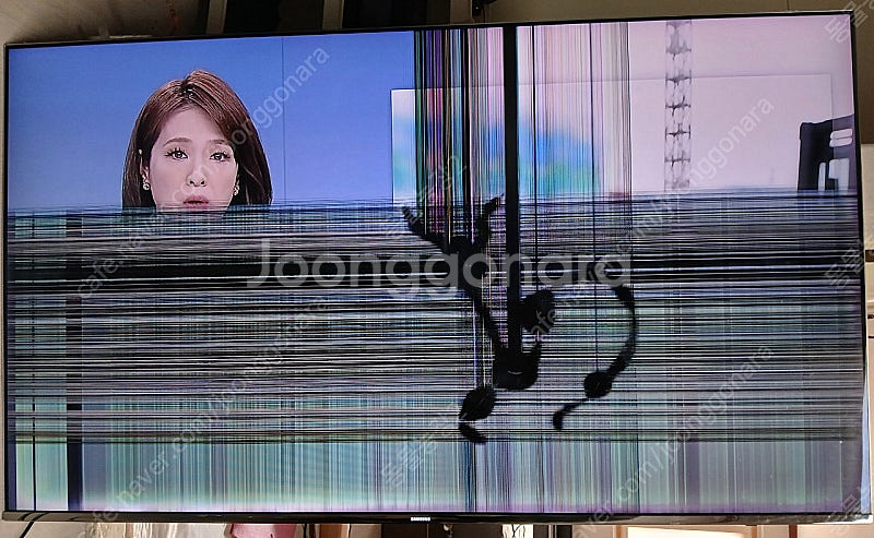 삼성 55인치 LED TV UN55KS8000F 액정파...--0
