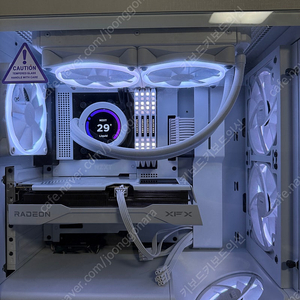 개인)nzxt 화이트 세팅 고사양 데스크탑pc