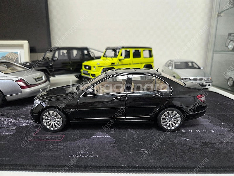 1/18 오토아트 메르세데스 벤츠 C클래스 w204 블...--1