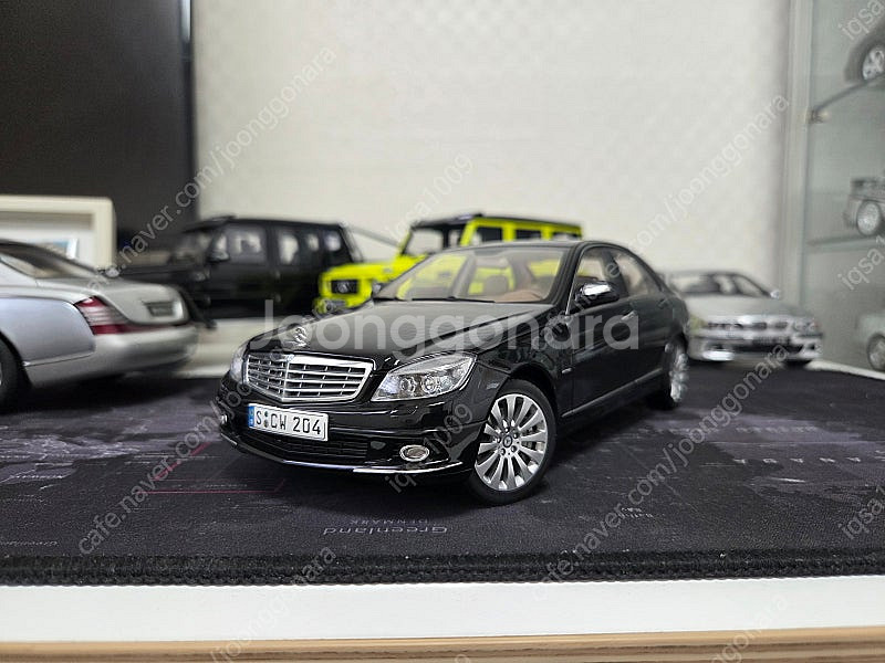 1/18 오토아트 메르세데스 벤츠 C클래스 w204 블...--2