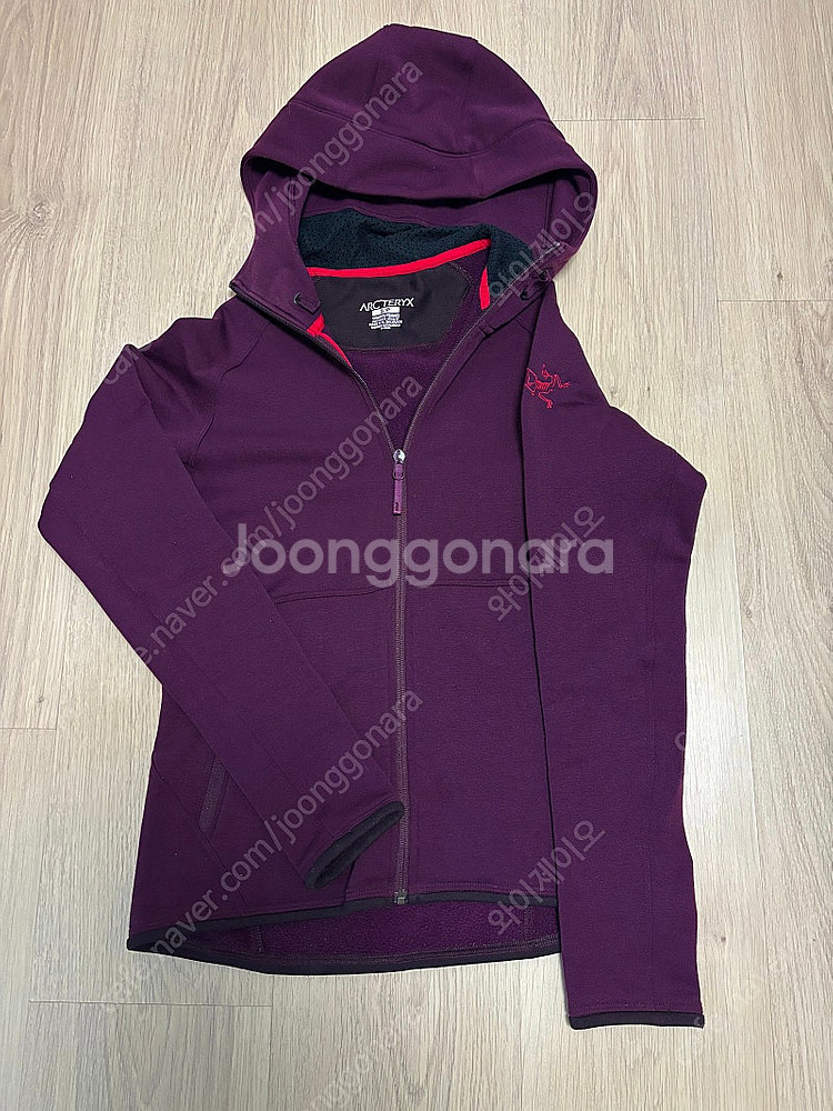 아크테릭스 후리스 후드집업 우먼 s--0