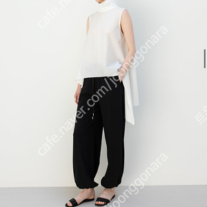 R2W Rocky light wide jogger PT, 레디투웨어 로키 라이트 와이드 조거 팬츠 블랙 S