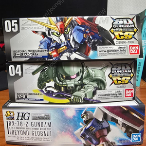 SDCS 제타, 자쿠2, HG 건담RX-78-2 비욘드 글로벌