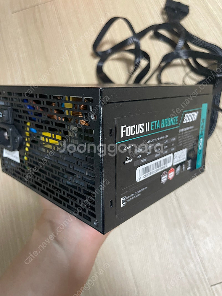 마이크로닉스 포커스2 800w 브론즈 판매합니다 - 안심되는 중고거래