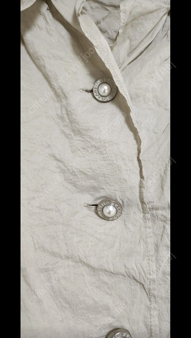 랑방 크링클 블라우스 자켓 55 한섬 마인 타임 더캐시미어--2