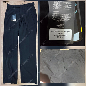 무신사 스탠다드 쿨맥스 세미 와이드 슬랙스 / 블랙 / 28사이즈 / 3000원