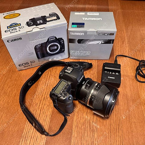 (정품) 캐논 EOS 5D 마크2 + 탐론 정품 24-70mm f2.8 vc usd