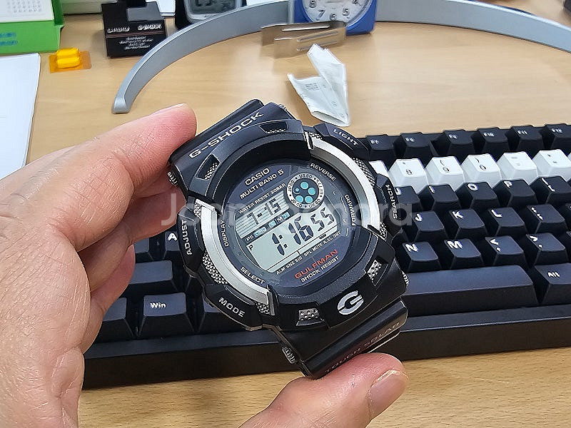 G-SHOCK 지샥 걸프맨 티타늄 전파수신 GW-910...--1
