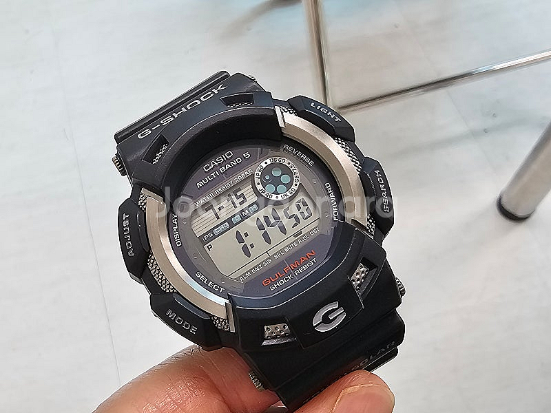 G-SHOCK 지샥 걸프맨 티타늄 전파수신 GW-910...--7