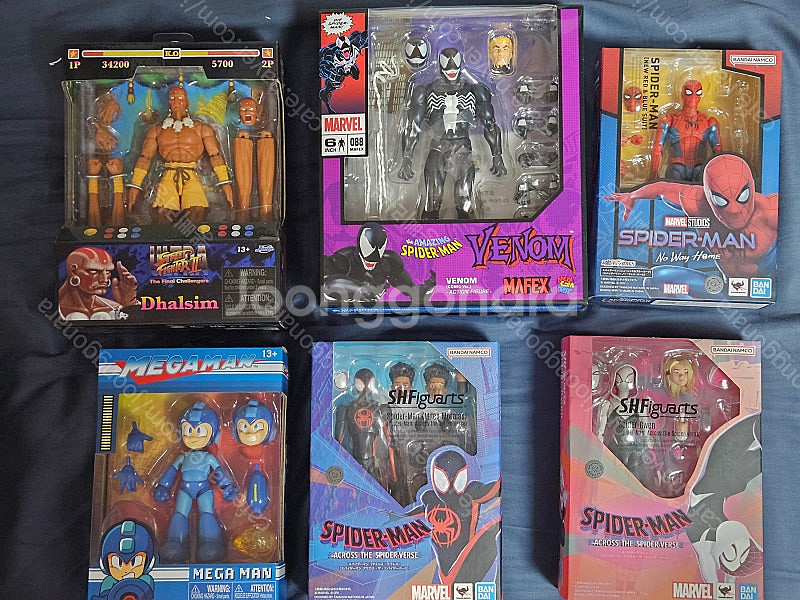 SHF, 마펙스, 자다토이즈 팝니다. shf 스파이더맨 뉴 레드 앤 블루, 어크로스 더 스파이더 버스 그웬, 마일즈...--0