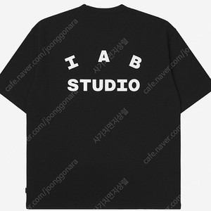 (XL)아이앱 스튜디오 티셔츠 블랙 화이트 iab studio