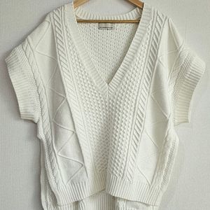 박시한 니트베스트