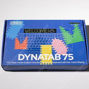 에포메이커 DynaTab 75X 블랙 그레이 키보드 판매합니다.