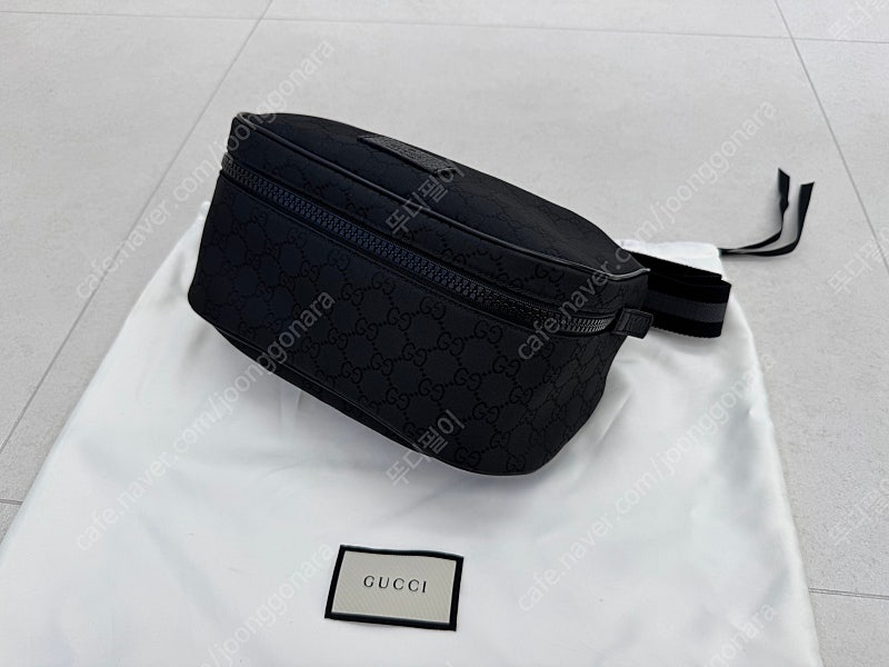 구찌 마이크로시마 캔버스힙색 벨트백 팝니다--1