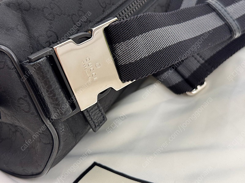 구찌 마이크로시마 캔버스힙색 벨트백 팝니다--3