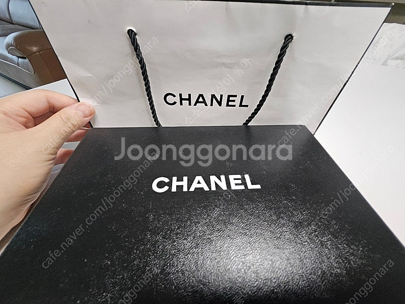 샤넬 중지갑 블랙 캐비어 지갑--7