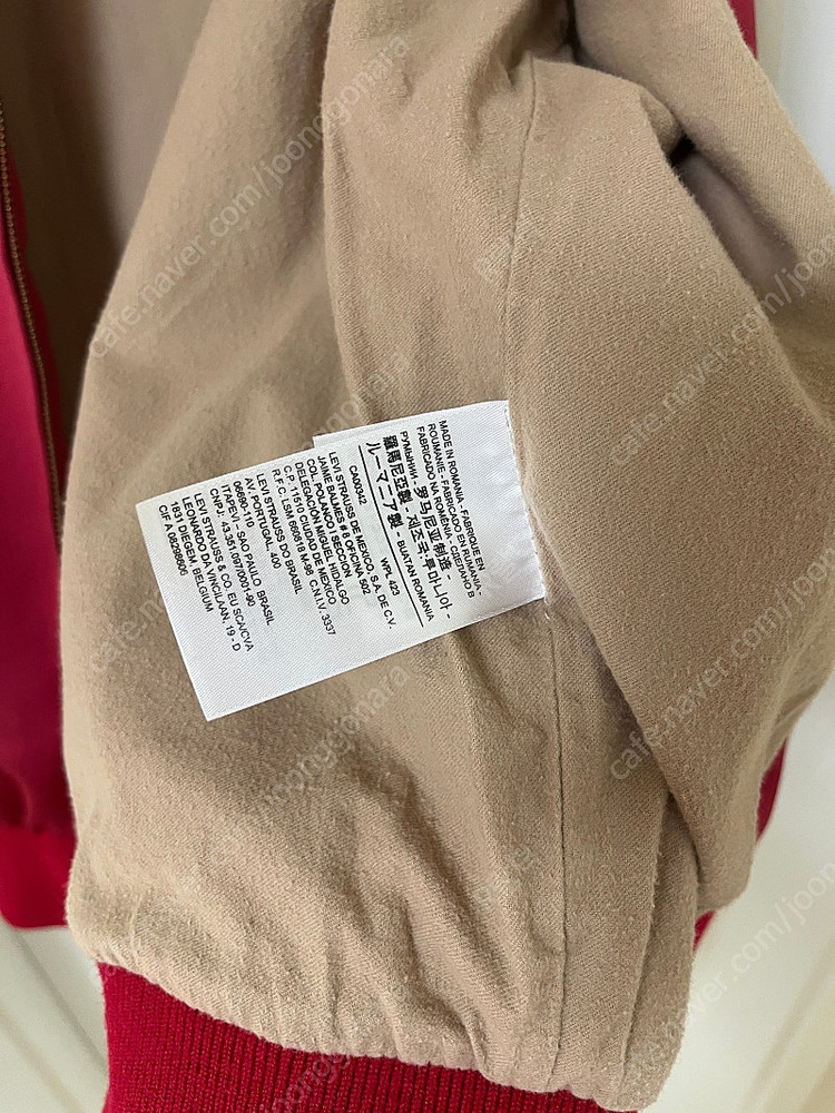 리바이스빈티지클로딩 Lvc Climate Seal Bomber L사이즈 더블알엘,RRL,폴로,풀카운트,웨어하우스,레... 이미지