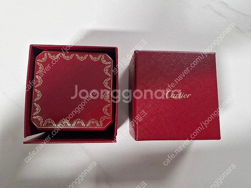 까르띠에 반지케이스 박스 쇼핑백 팝니다 (택포)--0