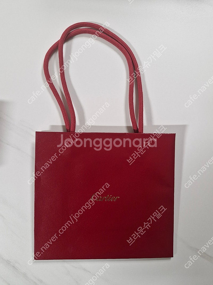 까르띠에 반지케이스 박스 쇼핑백 팝니다 (택포)--2
