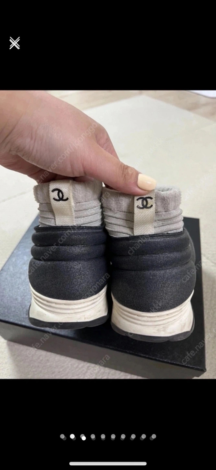 샤넬 channel 정품 삭스러너 운동화--2