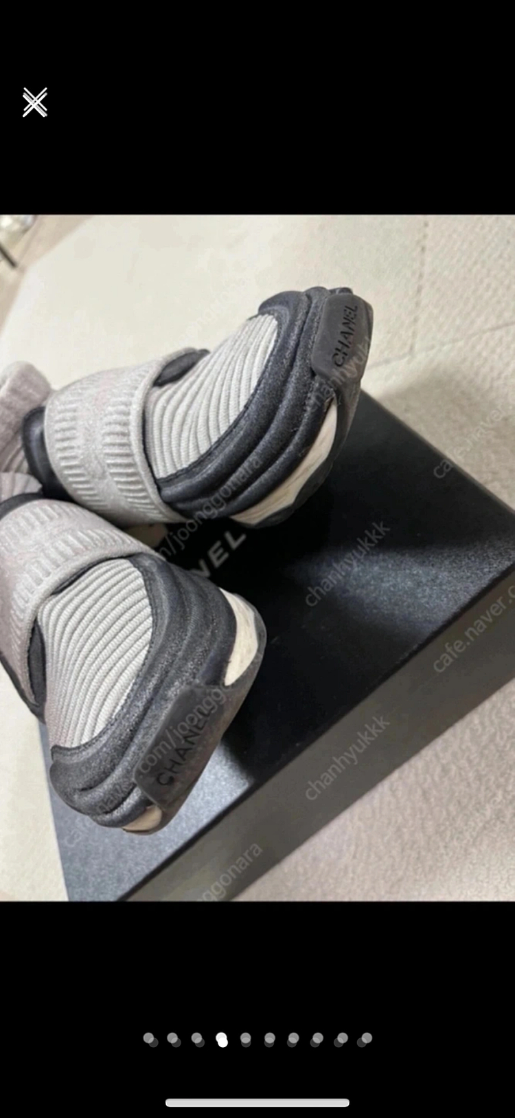 샤넬 channel 정품 삭스러너 운동화--3