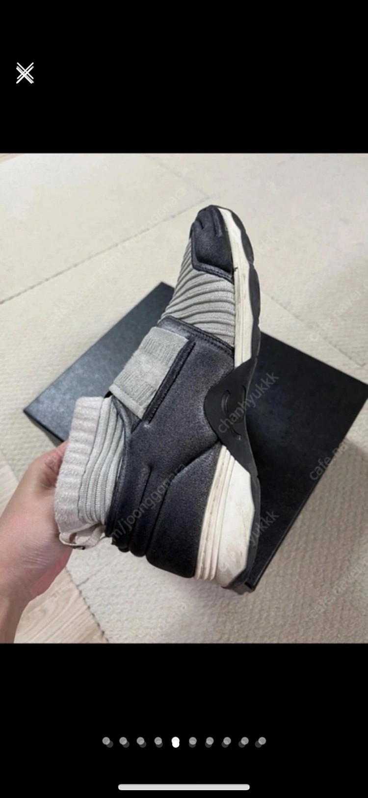 샤넬 channel 정품 삭스러너 운동화--4