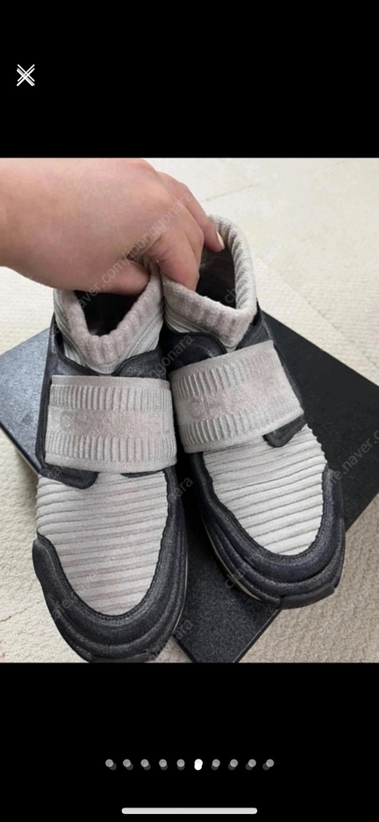 샤넬 channel 정품 삭스러너 운동화--5