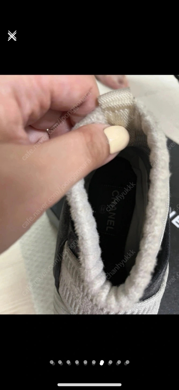 샤넬 channel 정품 삭스러너 운동화--6