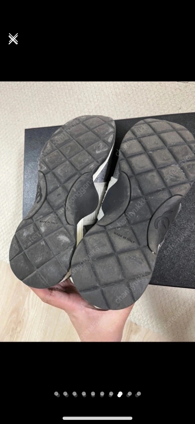 샤넬 channel 정품 삭스러너 운동화--7