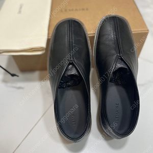 르메르 로퍼,스니커즈 Linoleum Piped Sneakers - Black 250사이즈.