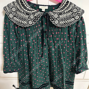 봉주르다이어리 초록튜닉 원피스 12y