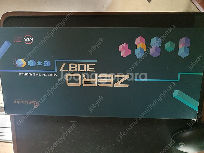 UCKY ZERO 더키제로 3087 화이트 키보드 팜--0