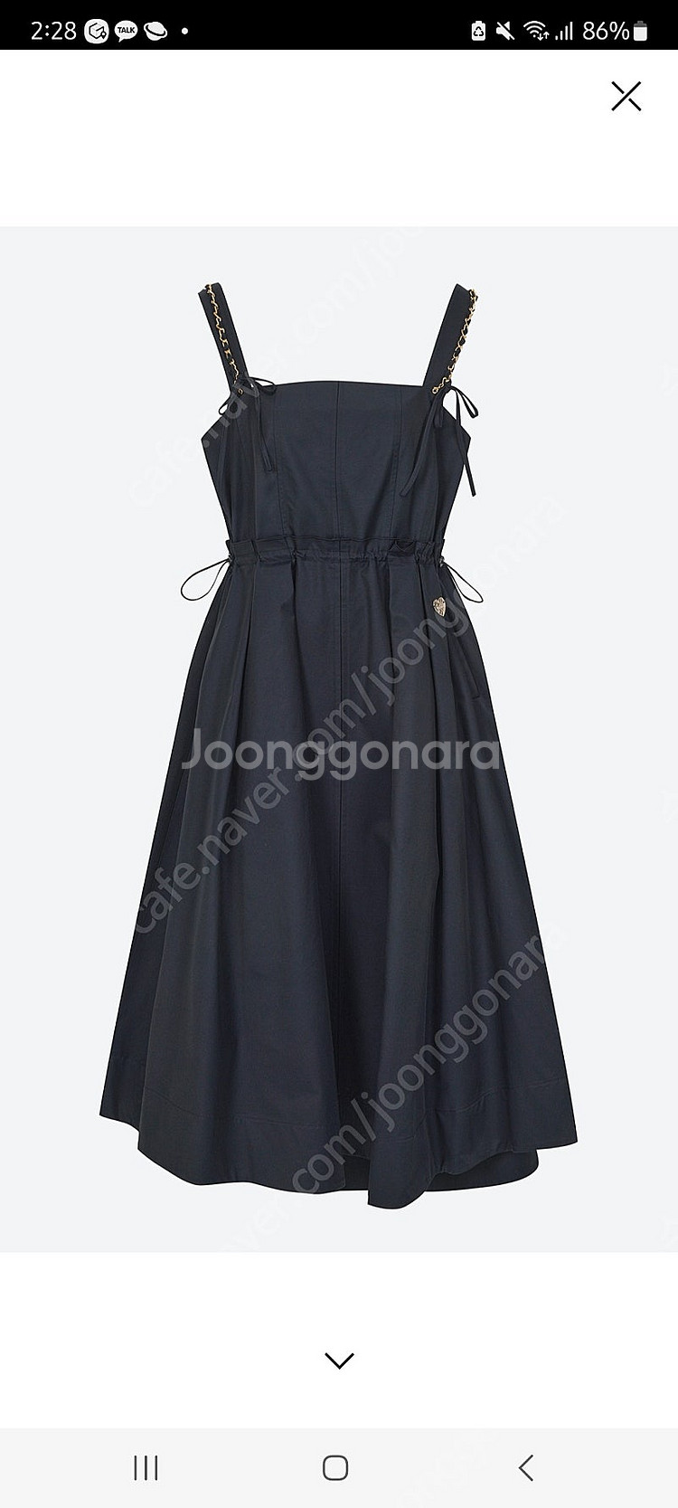 오즈세컨 디테쳐블 스트랩 드레스--0