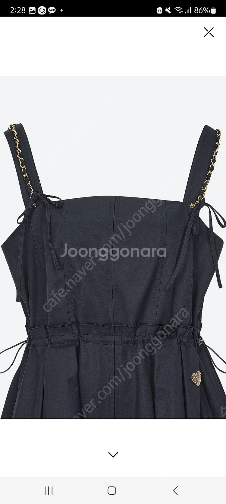 오즈세컨 디테쳐블 스트랩 드레스--1