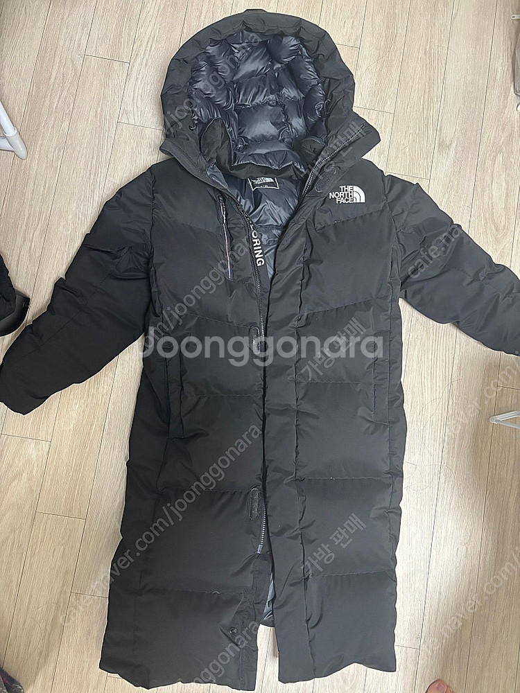 노스페이스 롱패딩 챌린지 에어다운 블랙 s 90--0
