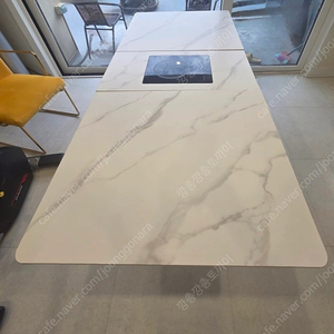 인덕션 세라믹 식탁 테이블 (4인용~6인용 확장형)