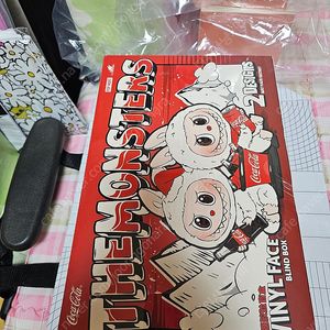 (미개봉) 팝마트 라부부 코카콜라 키링 6ea 1박스