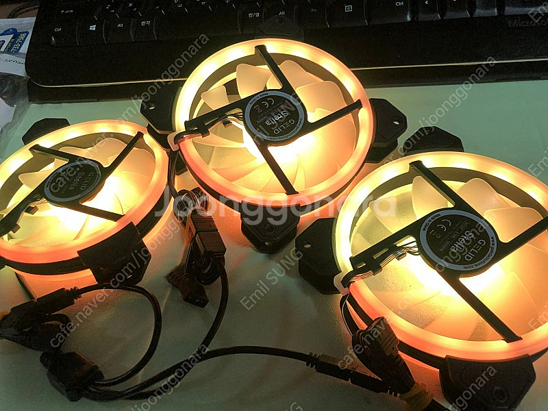 겔리드 스텔라 120mm PWM, 5V ARGB 팬 4...--3