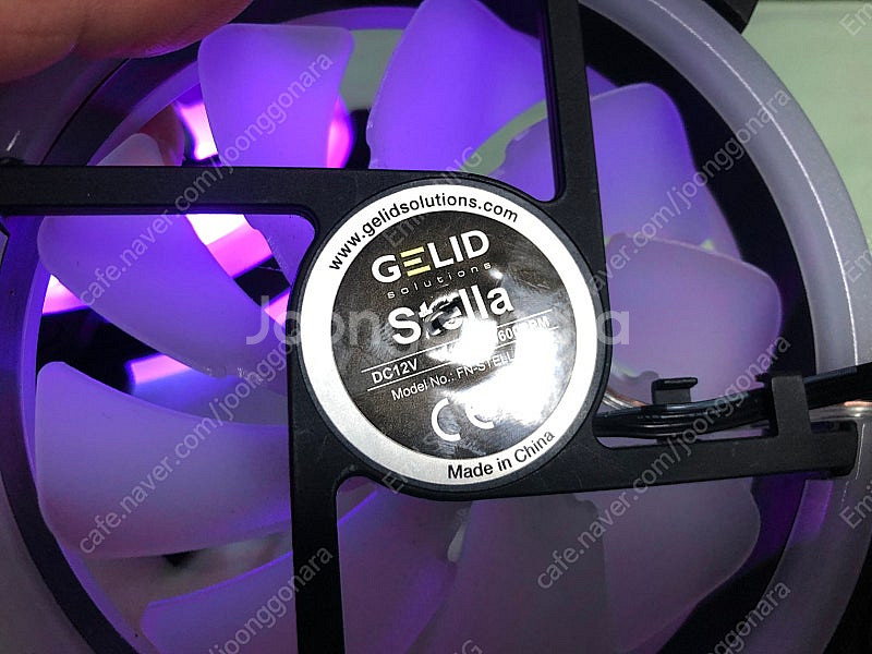 겔리드 스텔라 120mm PWM, 5V ARGB 팬 4...--4