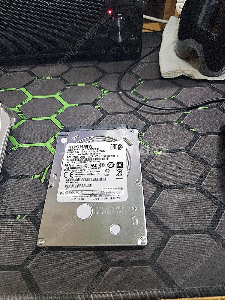 2.5인치 도시바 500G + 1TB HDD 팝니다--0