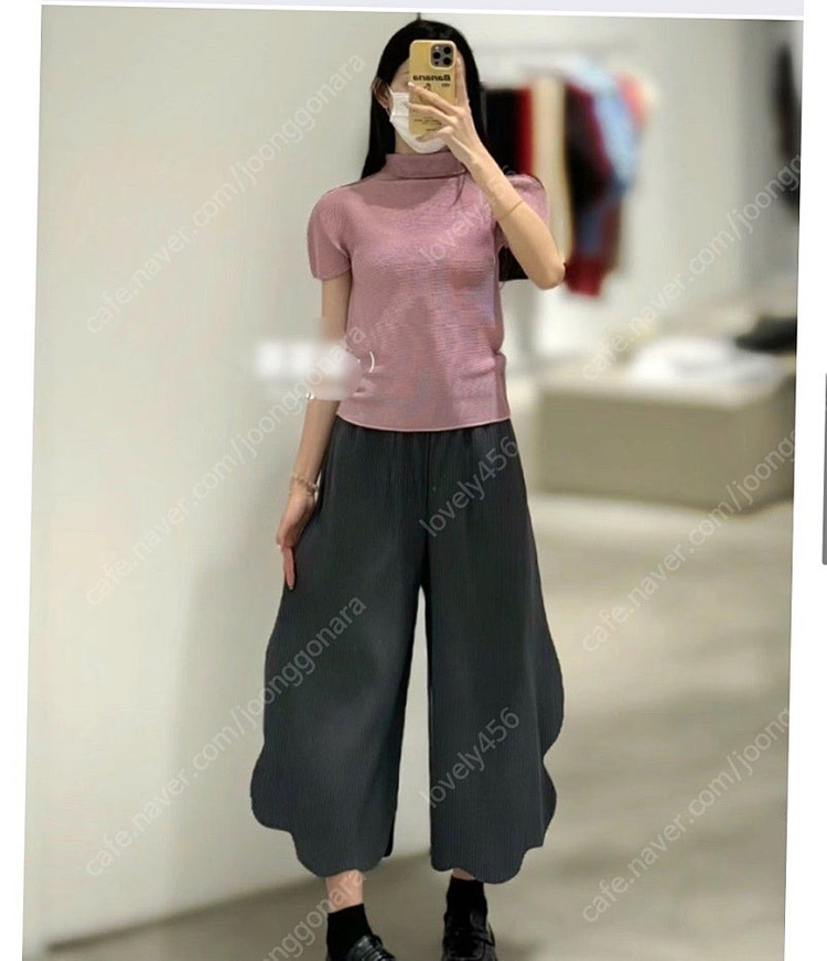 플리츠플리즈 이세이미야케 미 스트레치탑--1