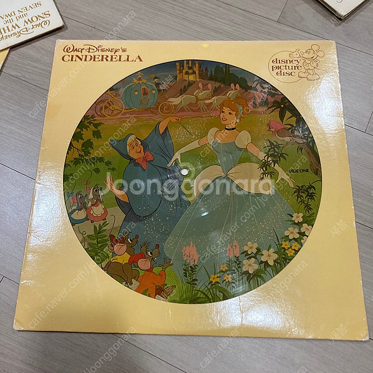 빈티지 신데렐라 디즈니 바이닐 lp 픽처디스크--0