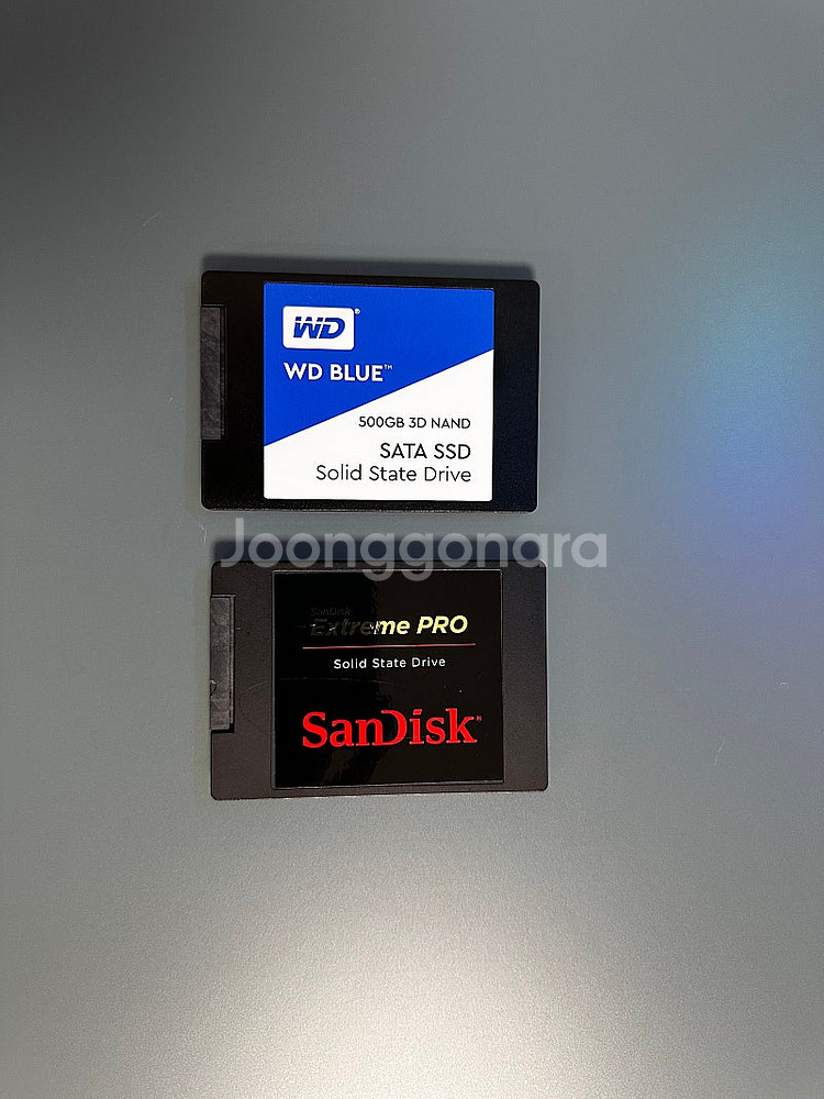 SSD WD BLUE 500GB + 샌디스크 익스트림 ...--0