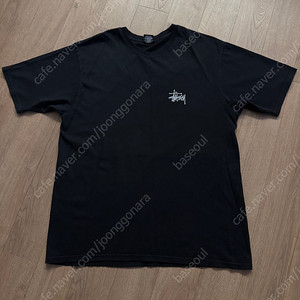 스투시 베이직 기본 반팔티 블랙 L사이즈 STUSSY