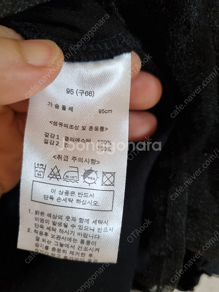 안나수이 이중망사블랙블라우스--8